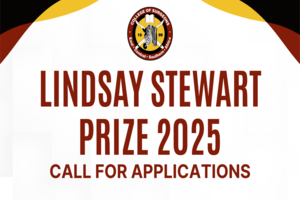 Lindsay Stewart Prize 2025 – Applications Now Open
